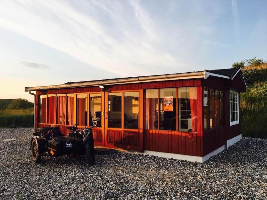 オーデンセFjordhytten. Rebuild Train Wagon From 1937.アパートメント エクステリア 写真